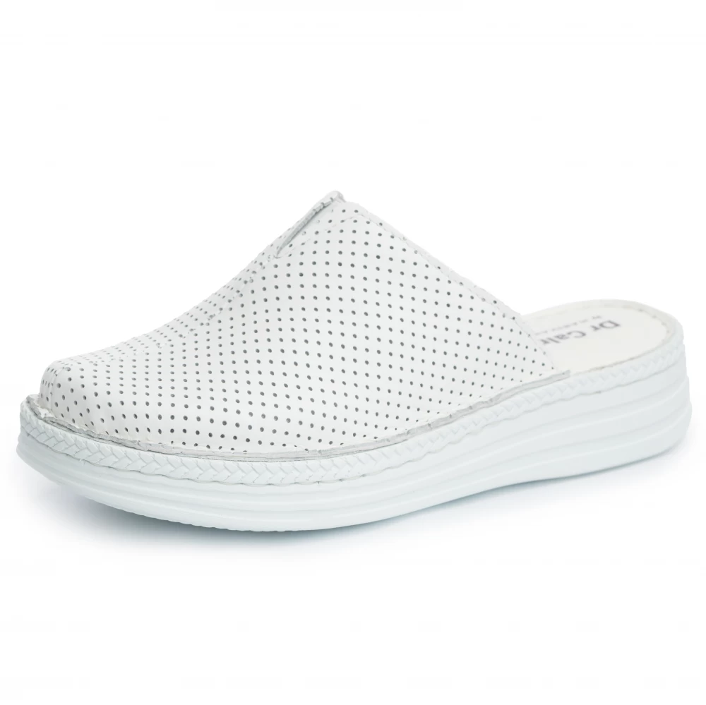 Saboti piele naturala 7011 alb [3]