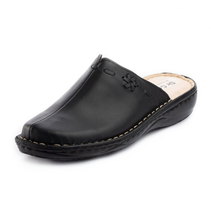 Saboti piele naturala 7200 negru [2]
