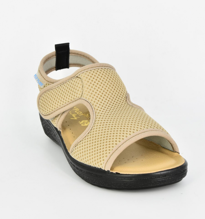 Sandale confortabile Fly Flot 068 bej [2]