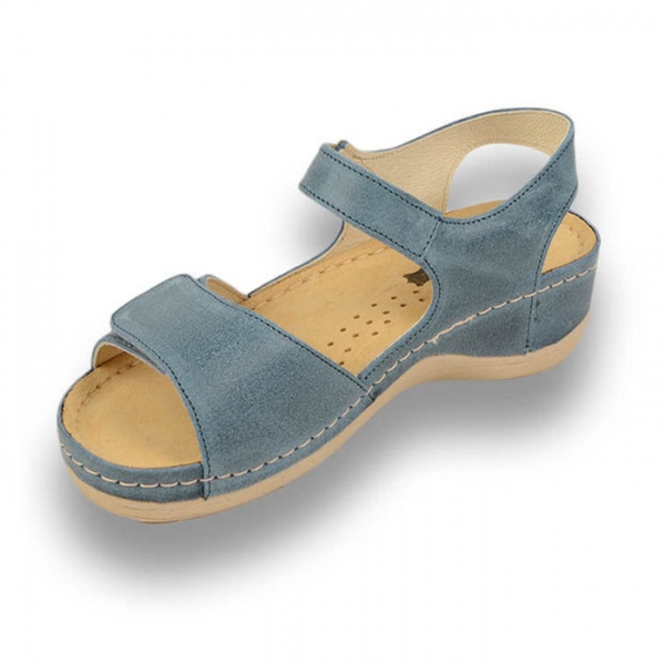 Sandale confortabile Leon 935 Albastru [4]