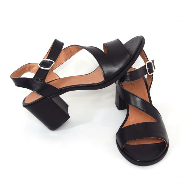 Sandale din piele naturala 250 Negru [4]