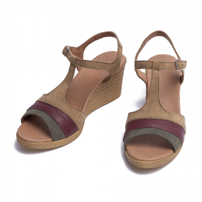 Sandale din piele naturala velur 299 color [3]