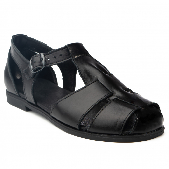 Sandale piele naturala 033 negru [3]