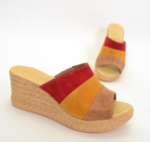 Papuci din piele naturala 304 Color [1]