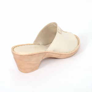 Papuci din piele naturala 315 Bej [2]