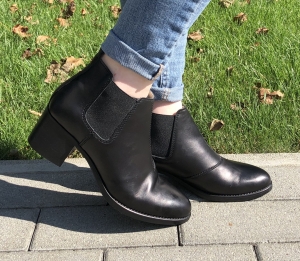 Botine din piele naturala 454 Negru [0]