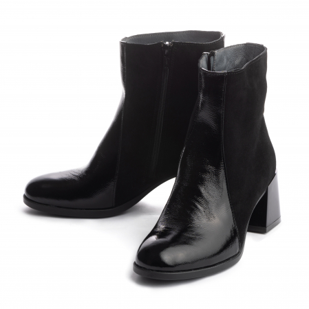 Botine piele 628 negru [2]