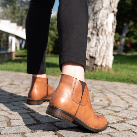 Botine piele Mark 586 Maro Deschis [3]