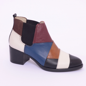 Botine piele naturala 453A Color [1]