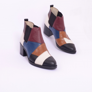 Botine piele naturala 453A Color [3]