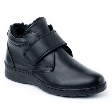 Ghete din piele naturala 496 Negru [0]