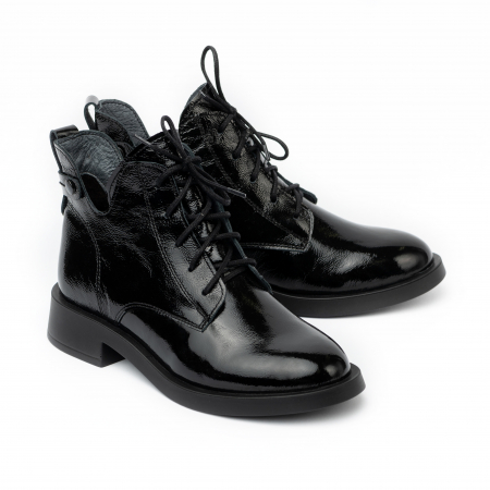 Ghete din piele naturala 619 negru [1]