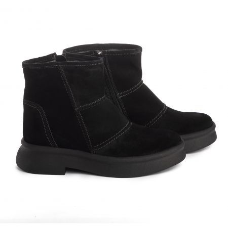 Ghete piele  626 negru velur [0]