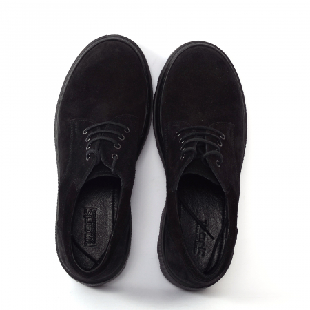 Pantofi casual dama 595 Negru Velur [2]