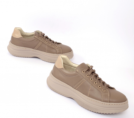 Pantofi casual dama 600 Bej [1]
