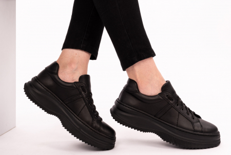Pantofi casual dama 600 Negru [2]