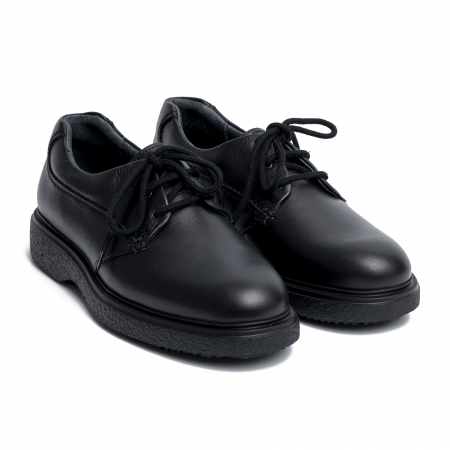 Pantofi casual din piele naturala 1036 negru [1]