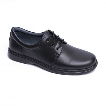 Pantofi casual din piele naturala 1035 negru [0]