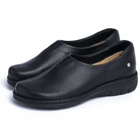 Pantofi confortabili din piele naturala 9000 negru [1]