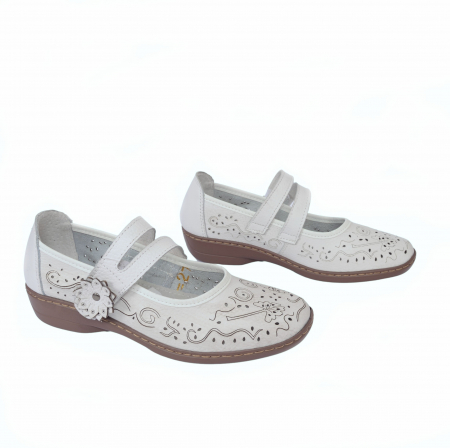 Pantofi de piele B812590 White [1]