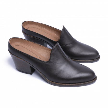 Pantofi din piele naturala 001 maro [0]