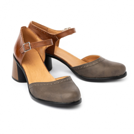 Pantofi din piele naturala 216 Color [1]