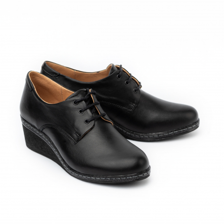 Pantofi din piele naturala 282 negru [1]