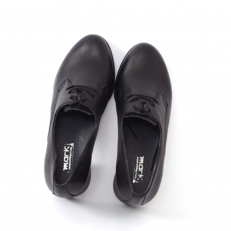 Pantofi din piele naturala 594 Negru [5]