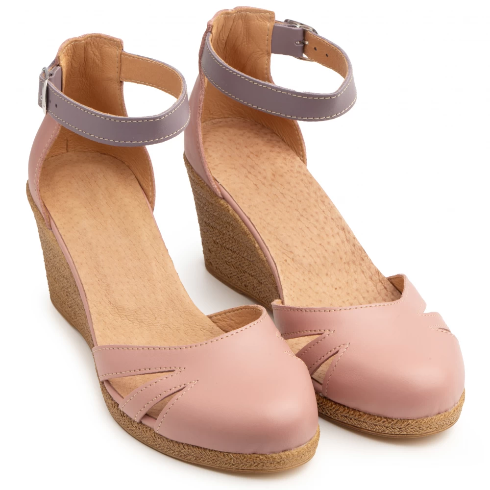 Pantofi piele naturala 036 roz [0]