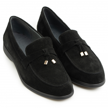 Pantofi piele naturala 638 negru [0]