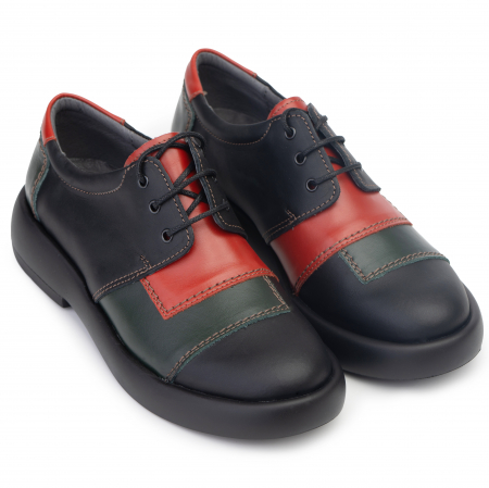 Pantofi piele naturala 640 color [0]