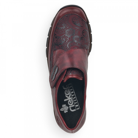 Pantofi din piele naturala Rieker 537C0-35 Visiniu [3]