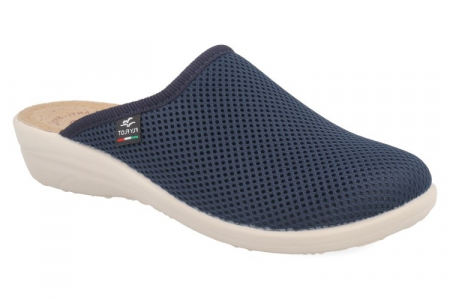Papuci de casa - Papuci confortabili Fly Flot 030 Albastru