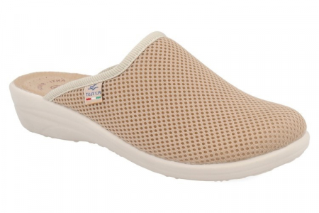 Papuci de casa - Papuci confortabili Fly Flot 030 Bej