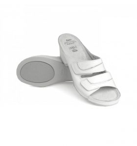 Papuci confortabili Dr Batz Eszter Alb [1]