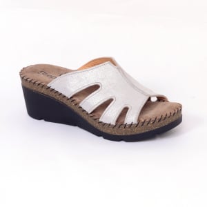 Papuci din piele naturala 6080 Grey [3]