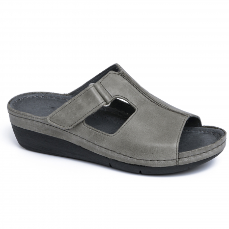 Papuci din piele naturala 280 Gri [0]