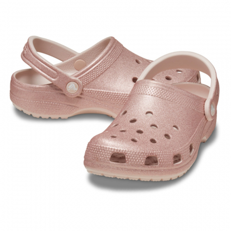 Saboti medicali - Saboti Crocs Classic 205942 quartz glitter
