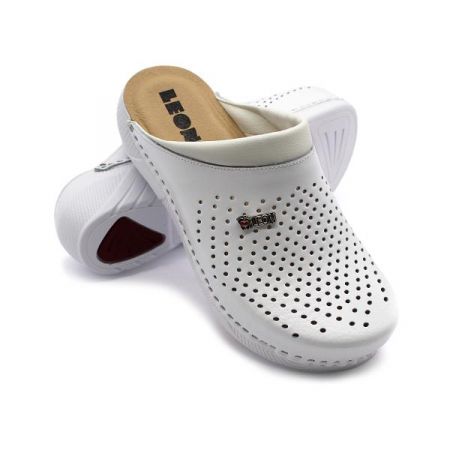 Saboti dama Leon 3400 alb [1]