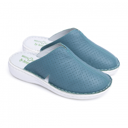Saboti de piele Medline 438 turcoaz [2]