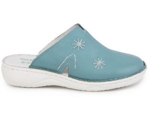 Saboti de piele Medline 298 turcoaz [5]