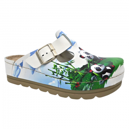 Saboti medicali Doss 516 alb cu panda [2]