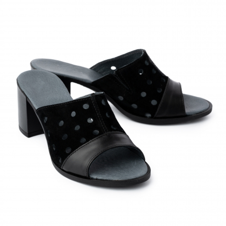 SABOTI PIELE 203 NEGRU [1]