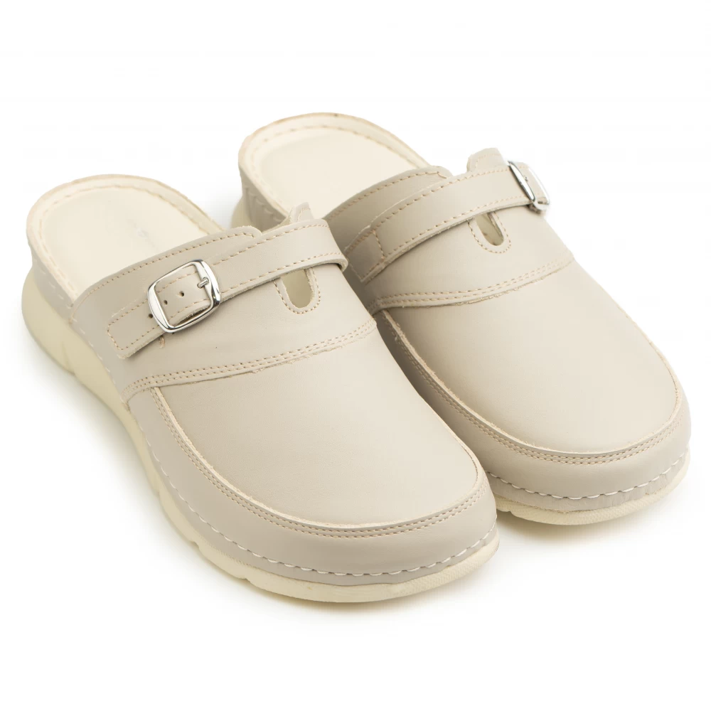 Saboti piele naturala 005 crem [1]