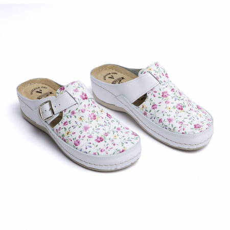 Saboti piele naturala 182 floral [1]