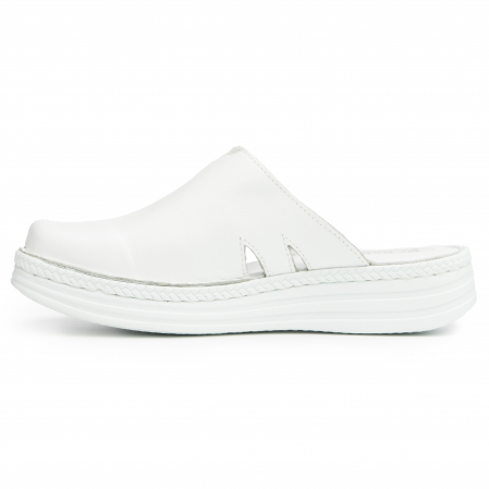 Saboti piele naturala 4013 alb [2]
