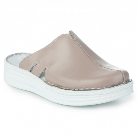 Saboti medicali - Saboti piele naturala 4013 latte