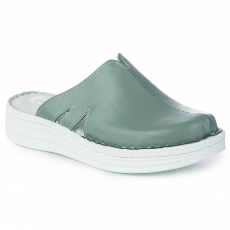 Saboti medicali - Saboti piele naturala 4013 olive