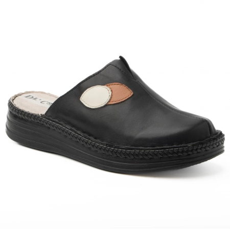Saboti piele naturala 4059 negru [1]