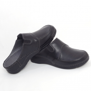Saboti piele naturala 266 Negru [2]